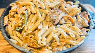How To Make The BEST Rasta Pasta Ever!!!!!! Super Easy