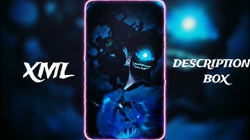 New TEND xml file ✨💫|| by Shihab editor official 🌟💫