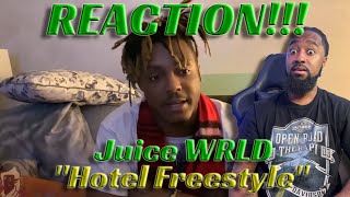 JUICE WRLD "HOTEL FREESTYLE" REACTION!!!  SIMPLY AMAZING!!!!!