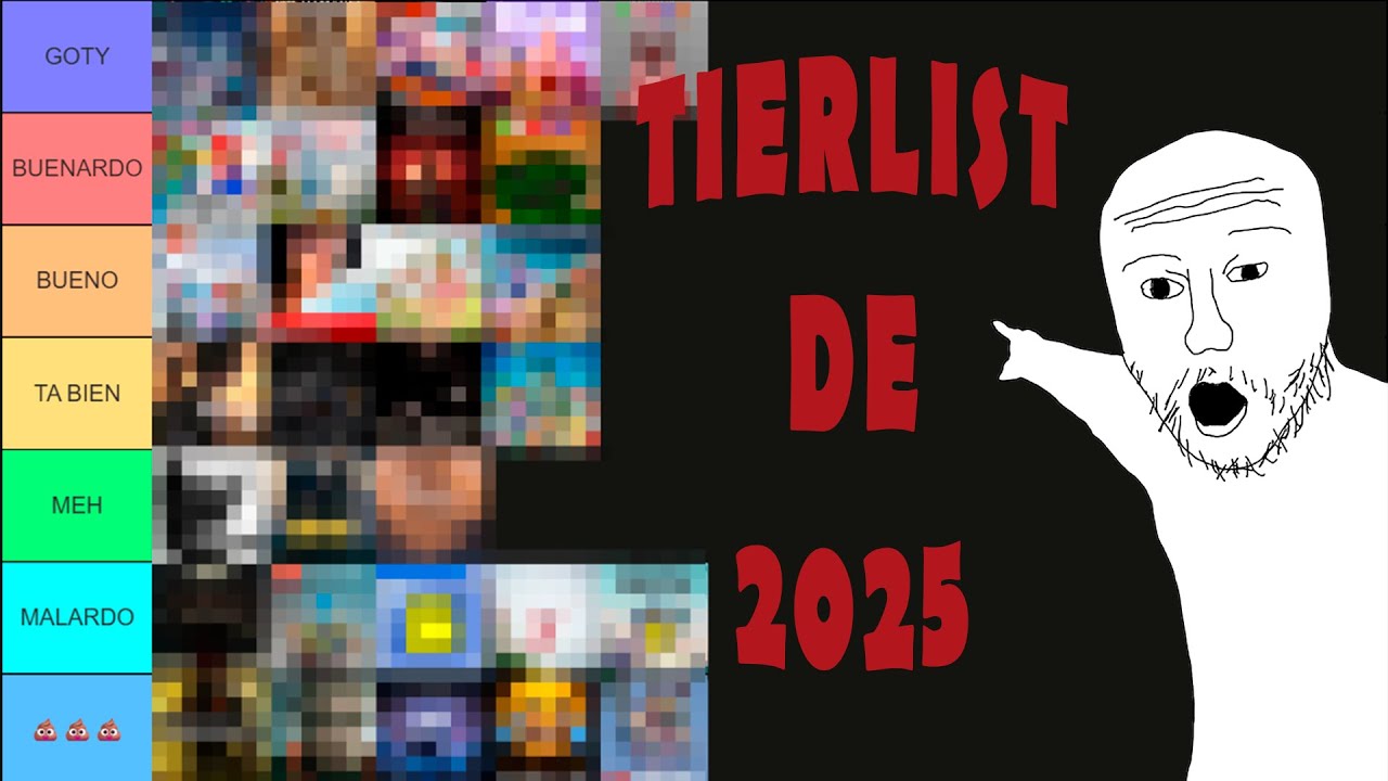 TIERLIST DE MIS JUEGOS EN 2025
