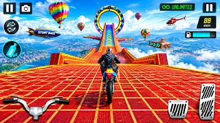 Impossible Mega Ramp Moto Bike Rider 🏍️🔥 | Superhero 3D Bike Stunts & Crazy Jumps 😱 Android Gameplay screenshot 5