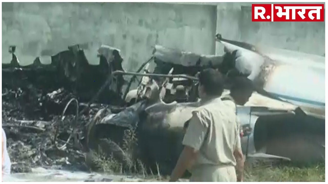 hindi news channel live बाल-बाल बचे: अलीगढ़ में भयानक विमान हादसा, भीतर मौजूद सभी छह इंजीनियर सुरक्षित निकाले गए