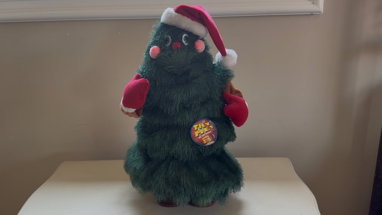 Smart Industrial Group 2003 Rock A Long Oh Christmas Tree Singing Dancing Animated Musical Tree