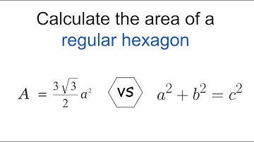 Calculate the area of a regular hexagon   Beginner