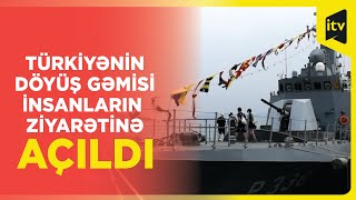 Türkiyənin Döyüş Gəmisi Tcg Bora Bodrumda Ziyarətçilərin Ixtiyarına Verildi