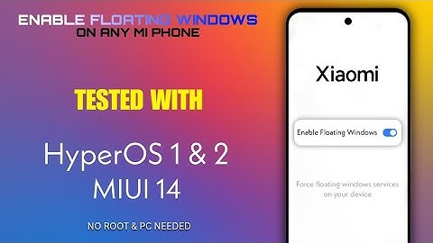 Enable Floating Windows in Any Mi Phone WITHOUT ROOT & PC | The Best & Working Method | Tech Lab