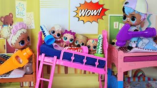 SWEETS WERE COLLECTED-THE BED WAS BROKEN🤣🤣 Dolls LOL surprise in kindergarten lol dolls cartoons