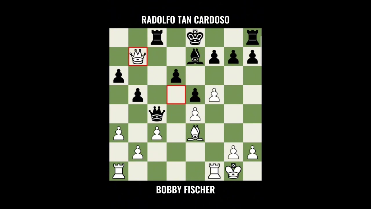 Bobby Fischer vs Radolfo Tan Cardoso ◉ New York Chess Match 1957
