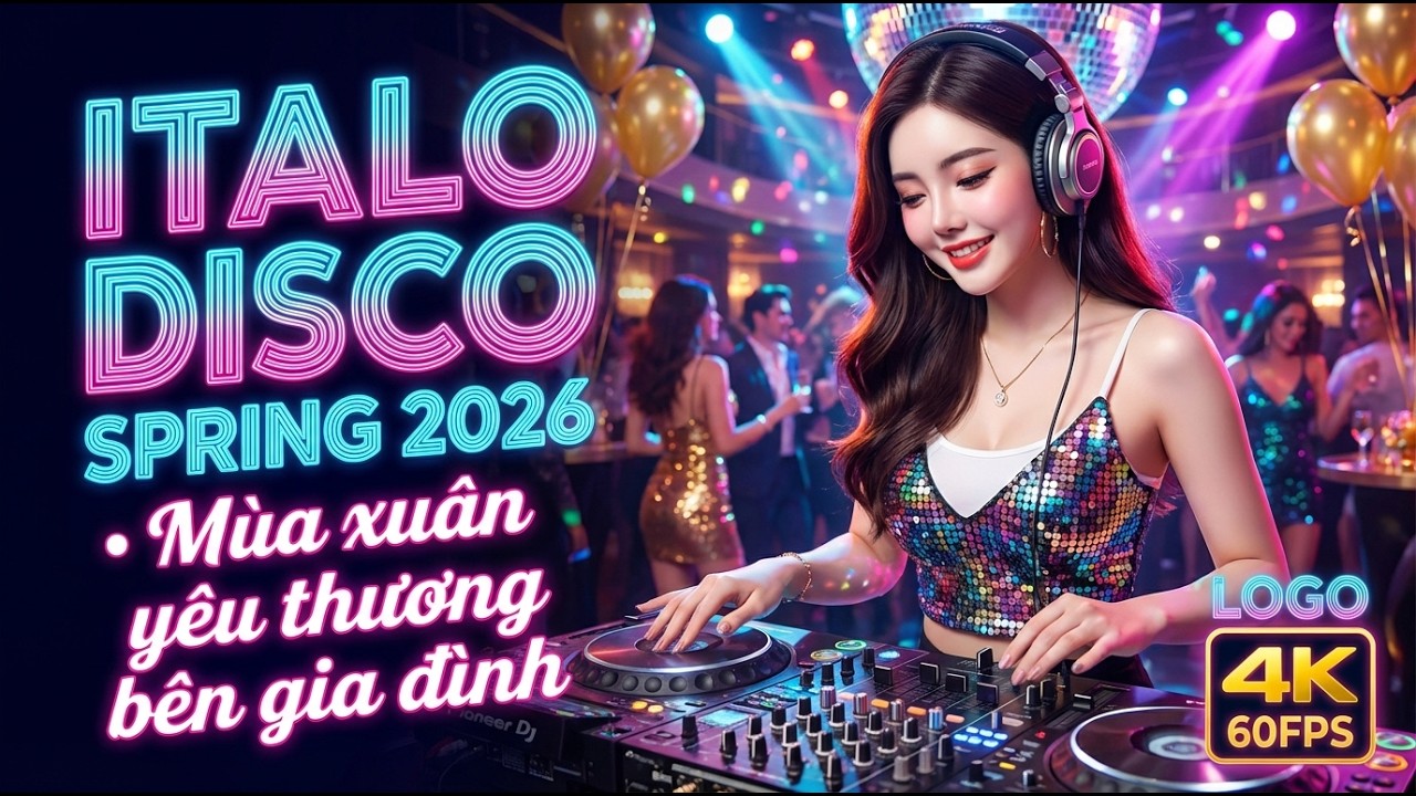 Italo Disco Spring 2026 • Mùa xuân yêu thương bên gia đình | 80s Synthpop Disco Revival Love 4K 🌸✨