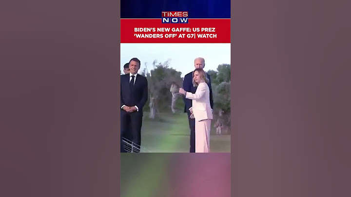 US President Biden 'Wanders Off' At G7 Summit | Watch Italian PM Meloni Comes To His Rescue #shorts