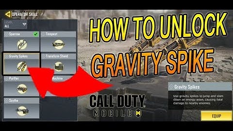 How To Get Gravity Spikes In Call Of Duty Mobile