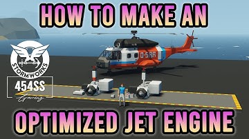 Eenvoudige straalmotor-tutorial in Stormworks (ingenieur legt uit)