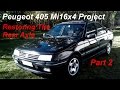 Peugeot 405 Mi16x4 Project - Part 2 - Restoring The Rear Axle