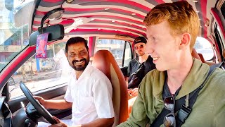 Indian taxi driver is amused when I tell him jokes in Hindi 🇮🇳