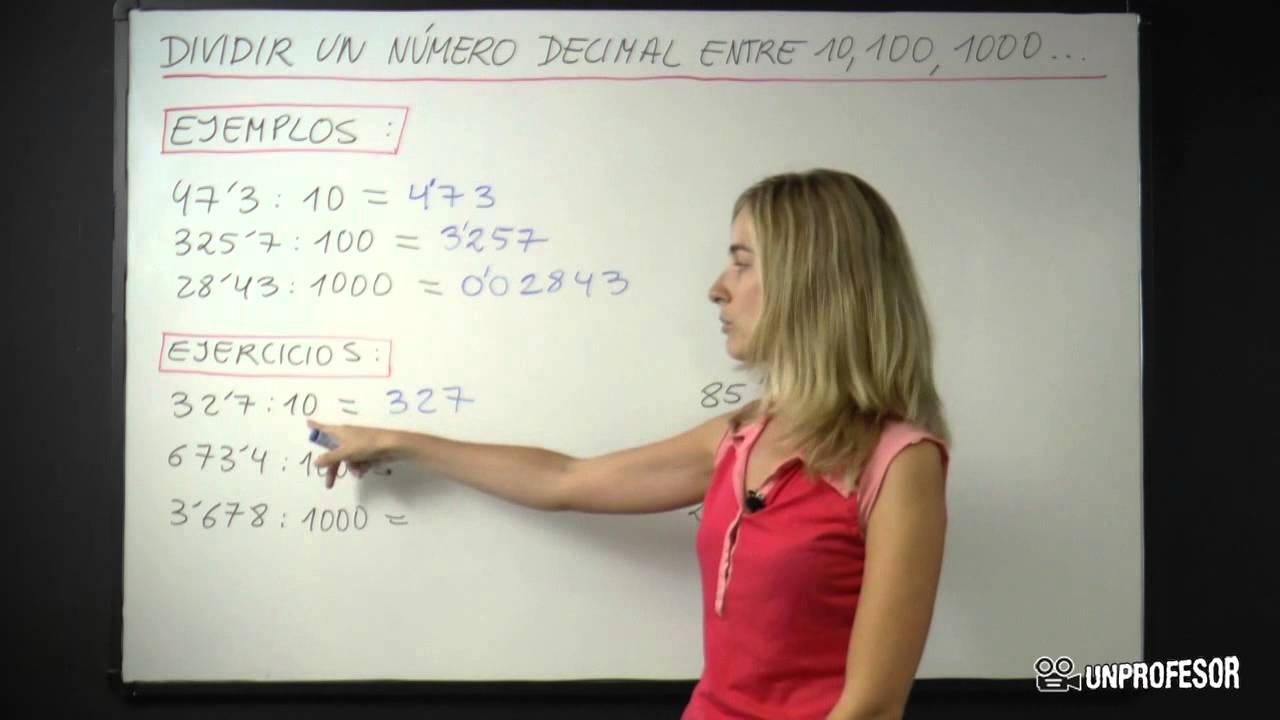 Dividir Un Numero Decimal Por La Unidad Seguida De Ceros Dividir Un Numero Decimal Por La Unidad Seguida De Ceros