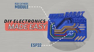 Fun & Innovative DIY: Download and Assemble Your Own 3D-Printed Circuit Boards
