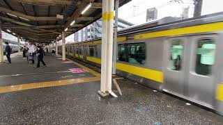 中央総武線E231系500番台 A520稲毛駅発車