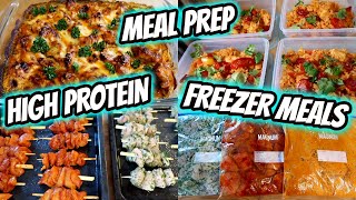 MEAL PREP MADE EASY ~ HIGH PROTEIN RECIPES ~ MAKE AHEAD MEALS