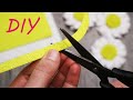 РЕКОМЕНДУЮ 😍😍😍 Очень простой способ сделать ромашки из глиттерного фоамирана