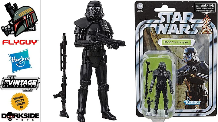 Star Wars The Vintage Collection Shadow Trooper Toy Action Figure Review | By FLYGUY