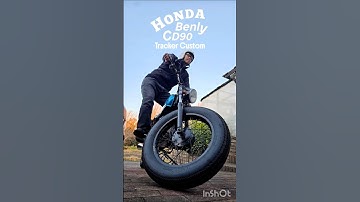 HONDA Benly CD90 1992 Tracker CustomTank AMF H-D Rainbow GrafficF17 R17 4inch Long Swingarm"Lowdown"