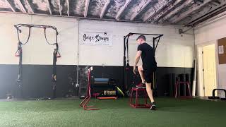 Depth Drop to 3 sec stick + Hurdle Jump