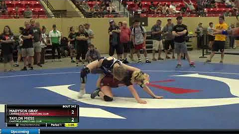 HS Girls 138 Madyson Gray Lawrence Elite Wrestling...