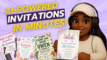 Create AI-Powered Party Invites in MINUTES with ChatGPT + Canva!