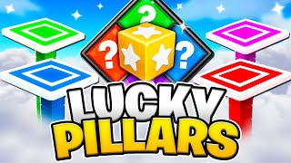 Best Fortnite Pillars MAP! *Luckyblock Pillars*