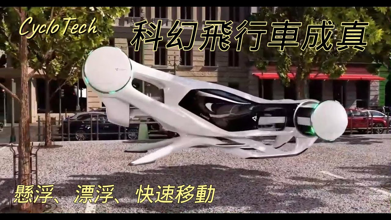 (未來科技掌聲股)/科幻界的未來飛行車將現身 /在大氣層中懸浮、漂浮、360 度快速移動/ CycloTech將徹底改變未來航空科技/可開啟 ...