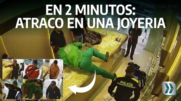 🔴 Así fue el robo de película en joyería de centro comercial en Bucaramanga