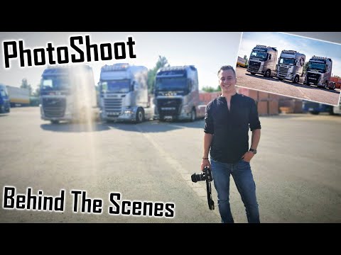 "Swedish Photoshoot": Scania V8 & Volvo FH // HAPE Trans Fleet