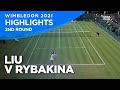 Claire Liu - Elena Rybakina - Match Highlights