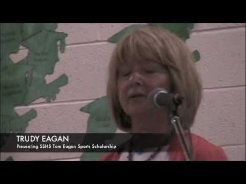 Trudy Eagan presents Tom Eagan Sports Scholarship ...