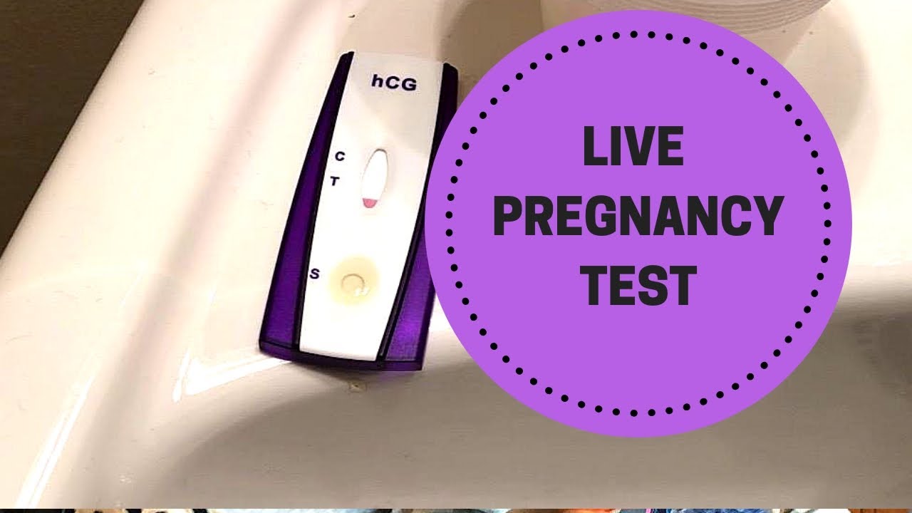 LIVE PREGNANCY TEST/ GETTING PREGNANT WITH PCOS YouTube