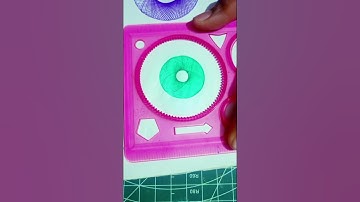 Spirograph tutorial video ☺️🔥 #art #geometryart #arttutorial #drawingstutorial #diy #drawing