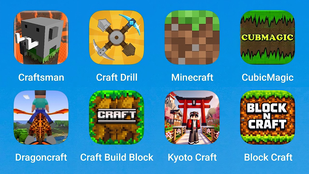Craftsman, CraftDrill, Minecraft, CubicMagic, Dragoncraft, Craft Build ...