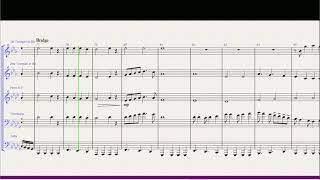 Mr. Brightside arranged for brass quintet