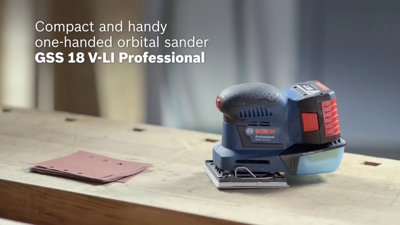 Bosch Professional GSS 18V-10 18V Cordless Palm Sander - Bare