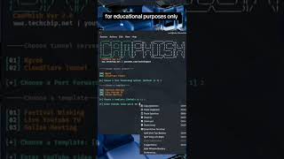 برنامج بيخليك تفتح كاميرا الجهاز💻 #camphish #linux  #kali