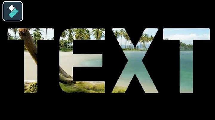 EASIEST Way To Place VIDEO Inside TEXT in Filmora 9 Tutorial 2020 | COSMIC BRO