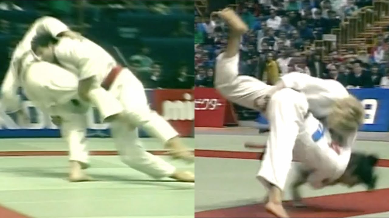 Дзюдо НИКОГДА не было похоже на борьбу (примеры старых чемпионатов мира)