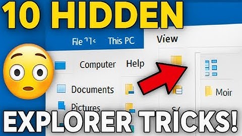 10 Secret Windows File Explorer Tips & Tricks You NEVER Knew! (Unlock Hidden Features)