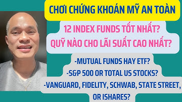 Chơi chứng khoán Mỹ an toàn: 12 index funds tốt nhất. Quỹ nào cho lãi suất cao nhất?
