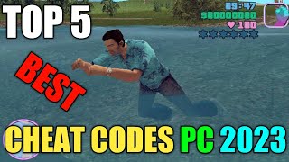 Top 5 Best Cheats For GTA Vice City ( New 2023 ) | GTA Vice City Cheat Codes 2023 | SHAKEEL GTA