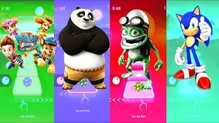 Paw Patrol 🔴 Kung Fu Panda 🔴 Crazy Frog 🔴 Sonic 🔴 Tiles Hop Edm Rush