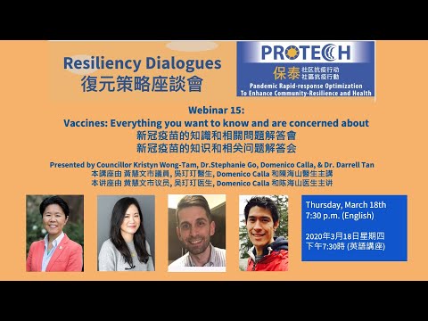 Resilience Dialogues (15) - COVID Vaccines: everything you want to know and are concerned about