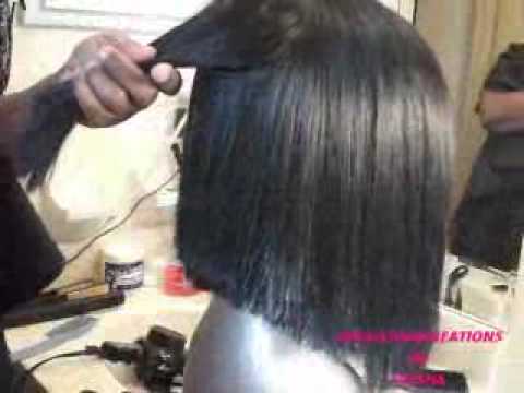 Quickweave Bob Wig Cut And Styled Youtube