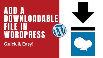 How to Add a Downloadable File in WordPress Quick & Easy! | WordPress 2021