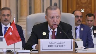 President Erdogan speaks at the 